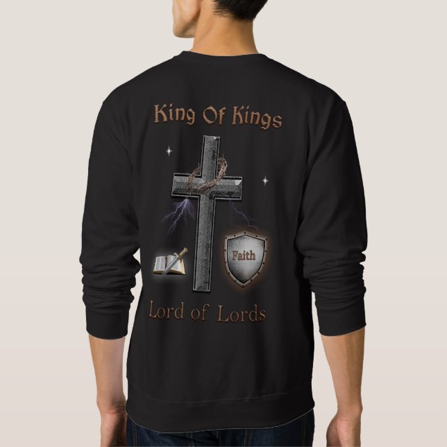 Romans 8:28 Christian  Sweatshirt (Back)