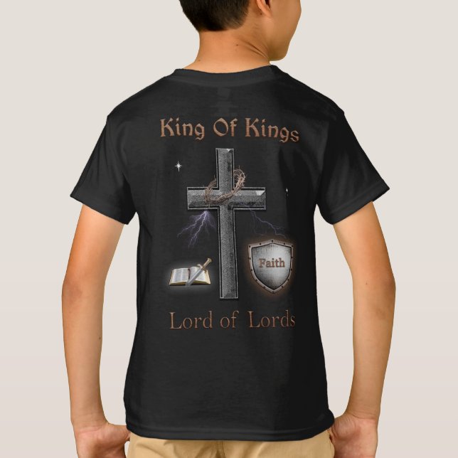 Romans 8:28 Christian  T-Shirt (Back)