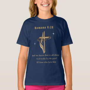 Romans 8:28 Christian T-Shirt