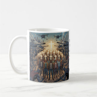 Romans 8:31 coffee mug