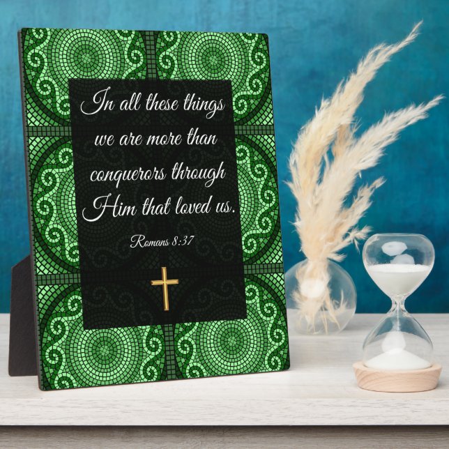 Romans 8:37  plaque (Side)