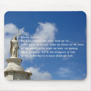 Romans 8:38-39 mouse pad