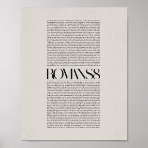 Romans 8 – Inspirational Christian Wall Art