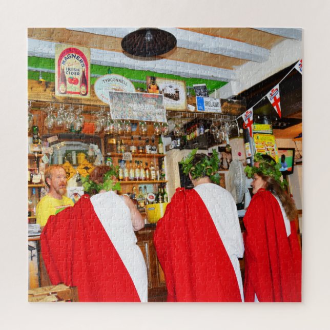 Romans in an Irish pub Jigsaw Puzzle (Vertical)