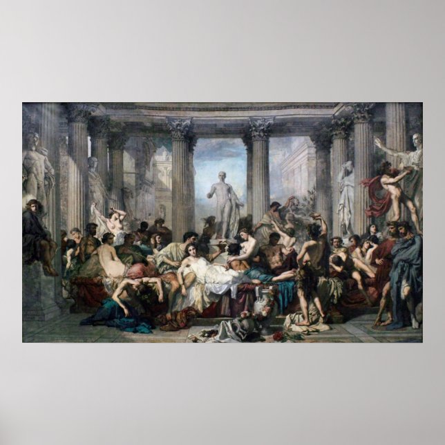 Romans in the Decadence of the Empire Poster (Front)