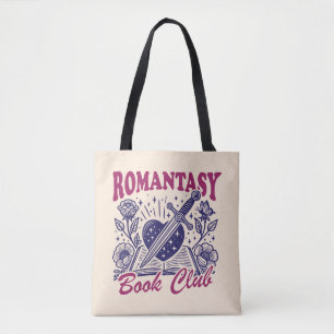 Romantasy book club tote bag