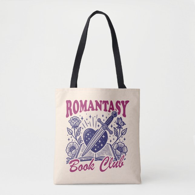 Romantasy book club tote bag (Front)