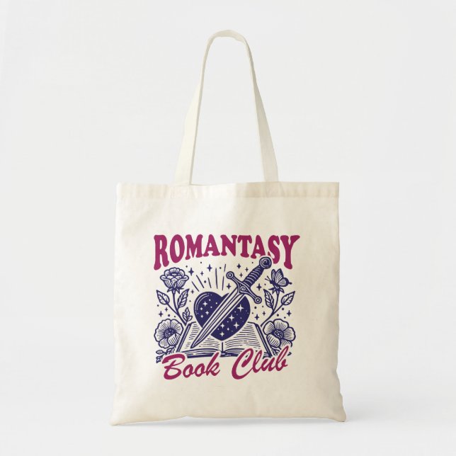 Romantasy book club  tote bag (Front)