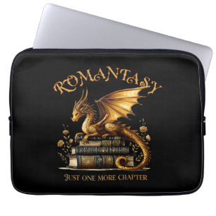 Romantasy Dragon Books Just one more chapter Laptop Sleeve