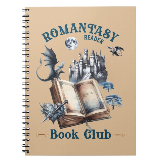 Romantasy Reader Dragon Book Club Castle (Front)