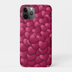 Romantic 3D Red Hearts Pattern-32322 Case-Mate iPhone Case