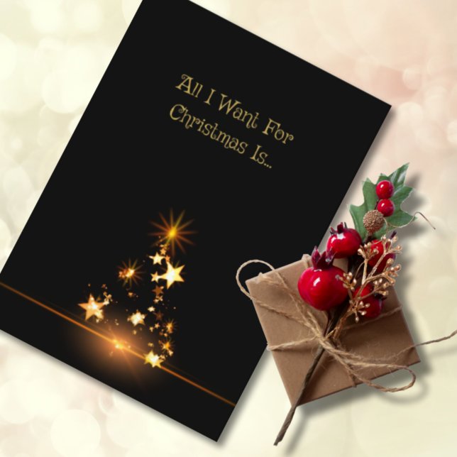 Romantic All I Want For Christmas Is Holiday Card (Creator Uploaded)