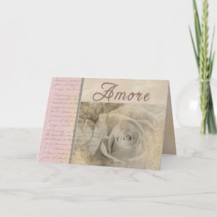 Romantic Amore Card