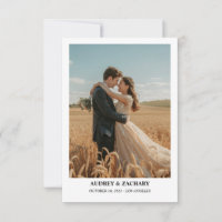 Romantic and Emotional Text, Photo Save The Date