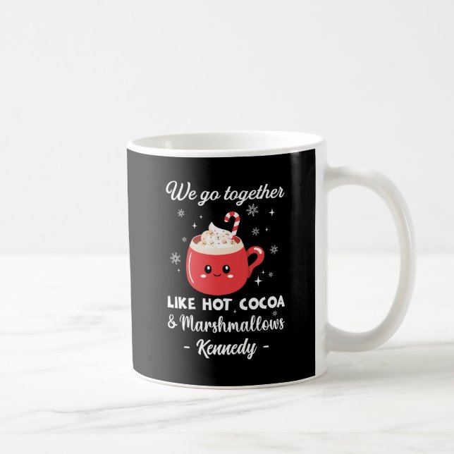 Romantic and Funny Christmas Coffee Mug (Right)