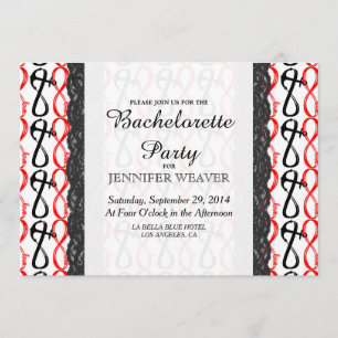 Romantic and Modern Infinity Love Anchor Invitation