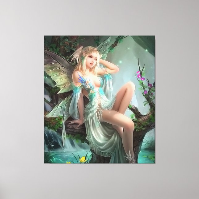  Romantic Angel  Canvas Print (Front)