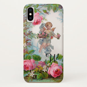 ROMANTIC ANGEL GATHERING PINK ROSES AND FLOWERS Case-Mate iPhone CASE