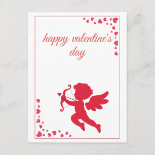 Romantic Angle of Love Cupide Valentine’s Day Holiday Postcard