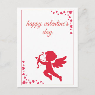 Romantic Angle of Love Cupide Valentine’s Day Holiday Postcard