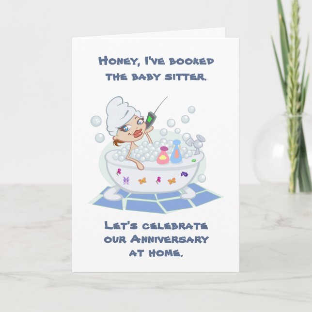 Romantic Anniversary Card for Him (Front)