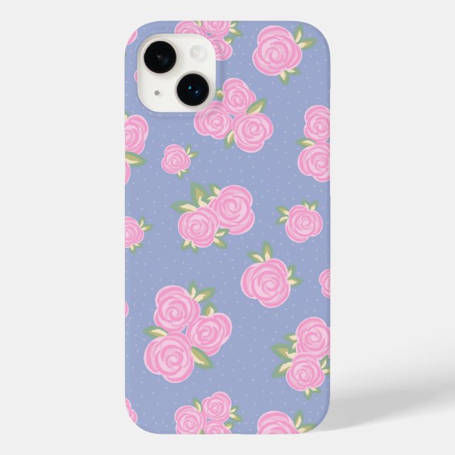 Romantic Antique Rose Design Case-Mate iPhone Case (Back)