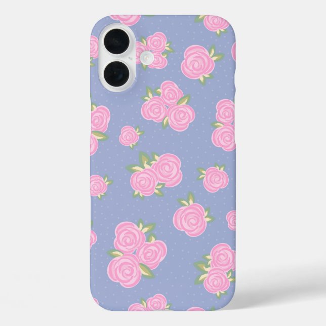 Romantic Antique Rose Design Case-Mate iPhone Case (Back)