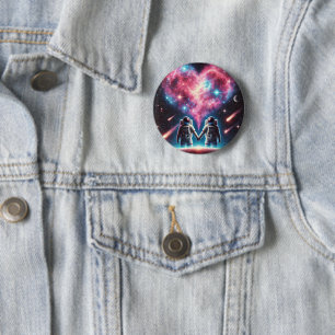 Romantic Astronaut Pin Button