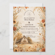 Romantic Autumn Barn Wedding