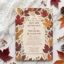Romantic Autumn Bliss Fall Colours Country Wedding