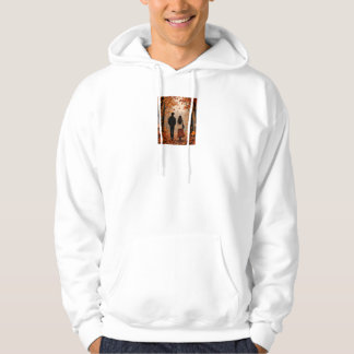 Romantic Autumn Couple Hoodie | Cosy Fall Leave Me