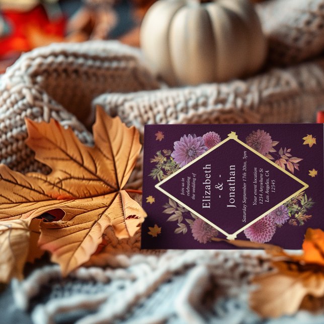 Romantic Autumn Dahlia Wedding (Creator Uploaded)