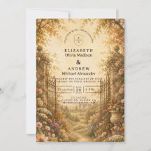 Romantic Autumn Wildflower Wedding