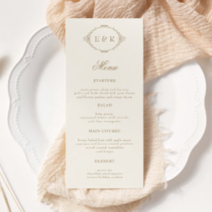 Romantic Baroque Ornate Frame Wedding Invitation