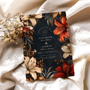 Romantic Baroque Wedding Invitation