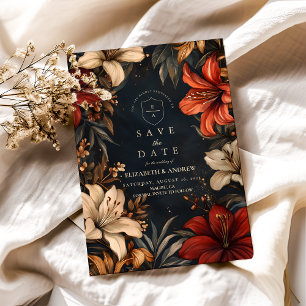 Romantic Baroque Wedding Save The Date