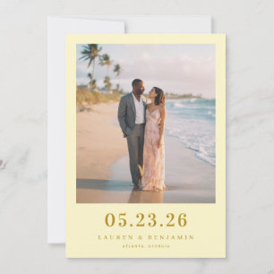 Romantic Beach Photo Save The Date