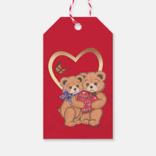 Romantic Bear Gift Tags