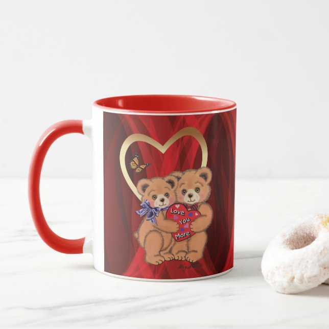 Romantic Bear Mug (With Donut)