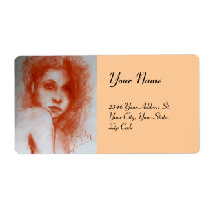 ROMANTIC BEAUTY / Woman Portrait in Sepia Brown