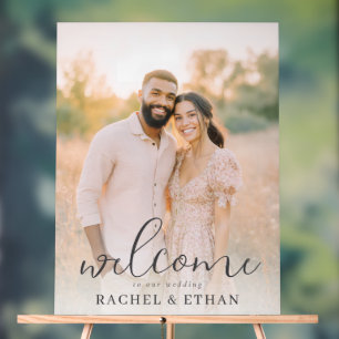 Romantic Beige Photo Acrylic Sign