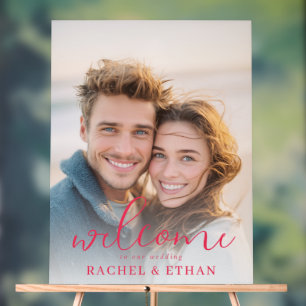 Romantic Beige Photo Acrylic Sign