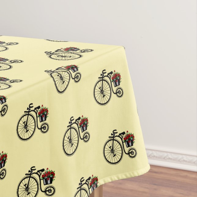 Romantic Bike Tablecloth (In Situ)