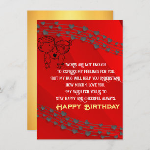 Romantic Birthday Card