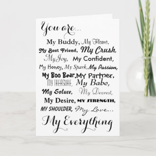 romantic birthday card male female.love card,black