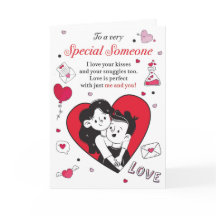 Romantic Birthday Love Heart Card for Partner