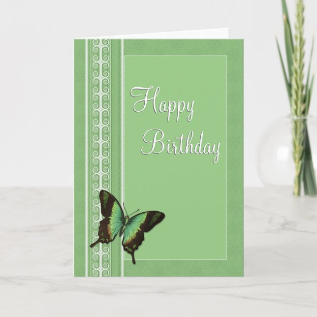 Romantic Birthday or Wedding Design Card (Front)