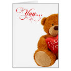 Romantic Birthday Teddy Bear - You Complete Me