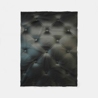 Romantic Black Beautiful Leather Fleece Blanket
