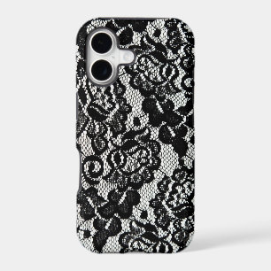 Romantic Black Lace Pattern.
